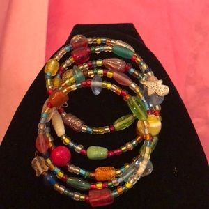 Stackable bead bracelet